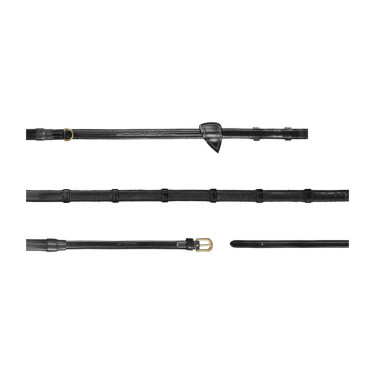 Rendas Howlett Borracha 1/2 Com 7 Travadores D Collection by Dy'on Preto