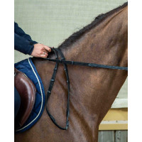 Rendas Tecido 5/8 Com 9 Travadores (Sem Stopper) Dy'on Preto Rendas Tecido 5/8 Com 9 Travadores (Sem Stopper) Dy'on Preto