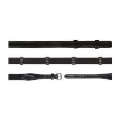 Rendas Tecido 5/8 Com 9 Travadores (Sem Stopper) Dy'on Preto Rendas Tecido 5/8 Com 9 Travadores (Sem Stopper) Dy'on Preto