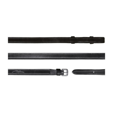 Rendas de Bridão Todo em Couro 1/2 New English Collection by Dy'on Preto