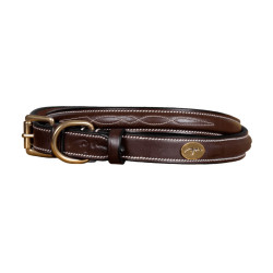 Halsband Voor Hond Met Decoratieve Stiksels Dy'on Castanho Halsband Voor Hond Met Decoratieve Stiksels Dy'on Castanho