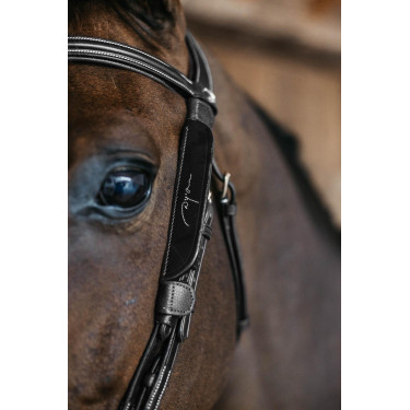 Montantes de focinheiras Focus com pesponto decorativo Dy'on