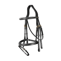 Bridão Muserola Combinada D Collection by Dy'on Preto Bridão Muserola Combinada D Collection by Dy'on Preto