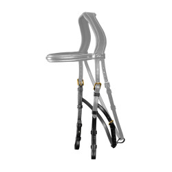 Montantes para Hackamore D Collection by Dy'on Preto Montantes para Hackamore D Collection by Dy'on Preto