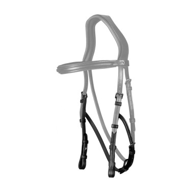 Montantes para Hackamore New English Collection by Dy'on Preto