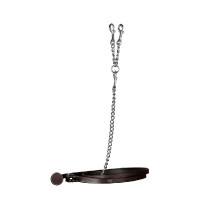 Longe em Couro com Corrente Working By Dy'on Castanho Longe em Couro com Corrente Working By Dy'on Castanho