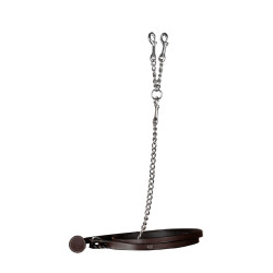 Longe em Couro com Corrente Working By Dy'on Castanho