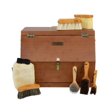 Conjunto caixa de escovagem Show Grooming Deluxe da Kentucky Conjunto caixa de escovagem Show Grooming Deluxe da Kentucky