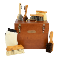 Conjunto Caixa de limpeza Grooming Deluxe by Kentucky Castanho Conjunto Caixa de limpeza Grooming Deluxe by Kentucky Castanho
