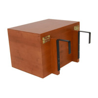 Caixa de escovagem para Box Grooming Deluxe da Kentucky Castanho Caixa de escovagem para Box Grooming Deluxe da Kentucky Castanho