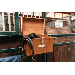 Caixa de escovagem para Box Grooming Deluxe da Kentucky Castanho