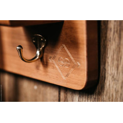 Suporte para cabeçadas Grooming Deluxe da Kentucky Castanho