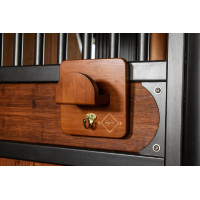 Suporte de cabeçada individual Grooming Deluxe by Kentucky Castanho