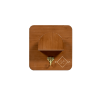 Suporte de cabeçada individual Grooming Deluxe by Kentucky Castanho