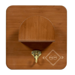 Suporte de cabeçada individual Grooming Deluxe by Kentucky Castanho