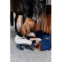 Capa protetora para caixa de limpeza Show Grooming Deluxe da Kentucky Marinho Azul-marinho