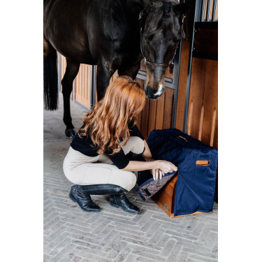 Capa protetora para caixa de limpeza Show Grooming Deluxe da Kentucky Marinho Azul-marinho