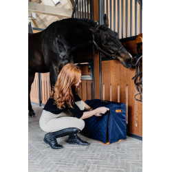 Capa protetora para caixa de limpeza Show Grooming Deluxe da Kentucky Marinho Azul-marinho