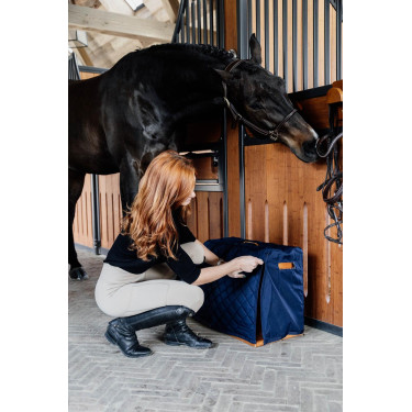 Capa protetora para caixa de limpeza Show Grooming Deluxe da Kentucky Marinho Azul-marinho