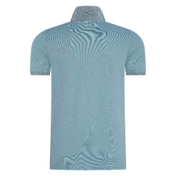 Polo Euro-Star Gino Chumbo preto Azul