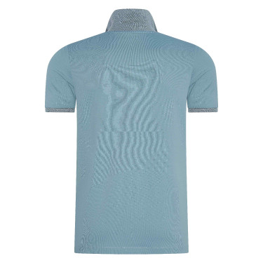 Polo Euro-Star Gino Chumbo preto Azul