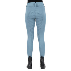 Legging de equitação Easy Rider Rihanna FullGrip Chumbo Azul