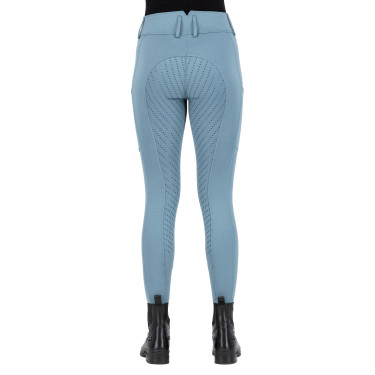 Legging de equitação Easy Rider Rihanna FullGrip Chumbo Azul