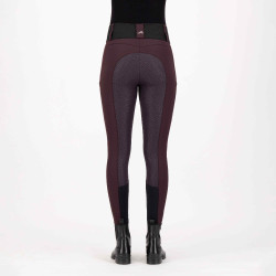 Legging de equitação Euro-Star Athletic leanline FullGrip Rosa negra Bordô Legging de equitação Euro-Star Athletic leanline FullGrip Rosa negra Bordô