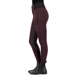 Legging de equitação Euro-Star Athletic leanline FullGrip Rosa negra Bordô Legging de equitação Euro-Star Athletic leanline FullGrip Rosa negra Bordô