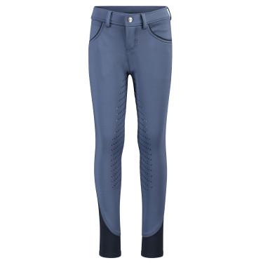Calça de equitação Easy Rider Xenia FullGrip infantil Azul digital Calça de equitação Easy Rider Xenia FullGrip infantil Azul digital
