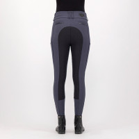 Calça de equitação Euro-Star Arielle Cintura Alta Grip Connect Full Íman Cinzento Calça de equitação Euro-Star Arielle Cintura Alta Grip Connect Full Íman Cinzento