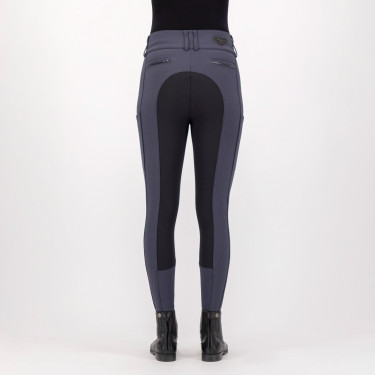 Calça de equitação Euro-Star Arielle Cintura Alta Grip Connect Full Íman Cinzento Calça de equitação Euro-Star Arielle Cintura Alta Grip Connect Full Íman Cinzento