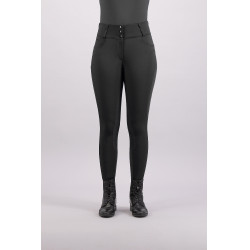 Calça de equitação Euro-Star Indigo cintura alta Full Preto Calça de equitação Euro-Star Indigo cintura alta Full Preto