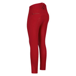 Calça de equitação Imperial Riding El Capone cintura alta FullGrip Vermelho tango