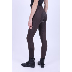 Legging de equitação HV Polo Clarissa FullGrip Moca Castanho Legging de equitação HV Polo Clarissa FullGrip Moca Castanho