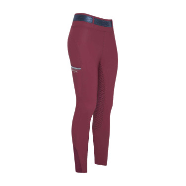 Legging de equitação HV Polo Clarissa FullGrip Baía negra Bord&amp;amp;amp;ocirc;