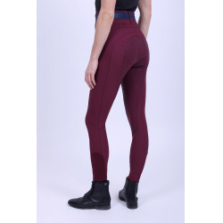 Legging de equitação HV Polo Clarissa FullGrip Baía negra Bord&amp;amp;amp;ocirc;