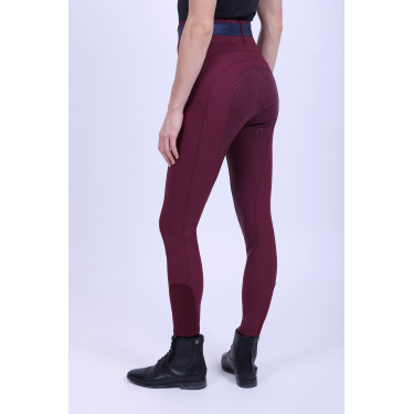 Legging de equitação HV Polo Clarissa FullGrip Baía negra Bord&amp;amp;amp;ocirc;