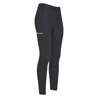 Legging de equitação HV Polo Clarissa FullGrip Preto