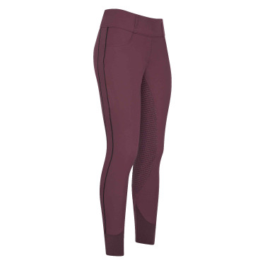 Legging de equitação HV Polo Isabell FullGrip Baía negra Bord&amp;amp;amp;amp;amp;ocirc;
