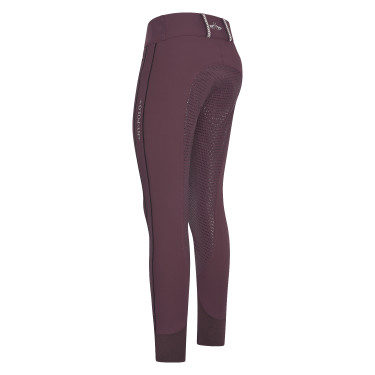 Legging de equitação HV Polo Isabell FullGrip Baía negra Bord&amp;amp;amp;amp;amp;ocirc;