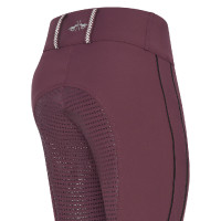 Legging de equitação HV Polo Isabell FullGrip Baía negra Bord&amp;amp;amp;amp;amp;ocirc;