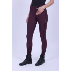 Legging de equitação HV Polo Isabell FullGrip Baía negra Bord&amp;amp;amp;amp;amp;ocirc;