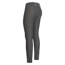 Legging de equitação HV Polo Isabell FullGrip Cinza final Cinzento