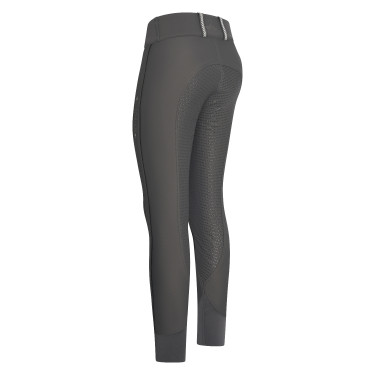 Legging de equitação HV Polo Isabell FullGrip Cinza final Cinzento