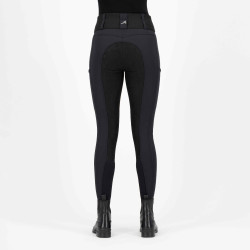 Calça de equitação Euro-star Athletic leanline Full Preto