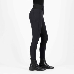 Calça de equitação Euro-star Athletic leanline Full Preto