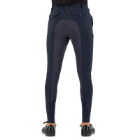 Calça de equitação Euro-star Gabriel Grip Connect Full Noite Azul-marinho Calça de equitação Euro-star Gabriel Grip Connect Full Noite Azul-marinho