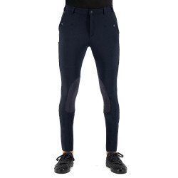 Calça de equitação Euro-star Gabriel Grip Connect Knee Noite Azul-marinho Calça de equitação Euro-star Gabriel Grip Connect Knee Noite Azul-marinho