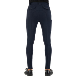 Calça de equitação Euro-star Gabriel Grip Connect Knee Noite Azul-marinho Calça de equitação Euro-star Gabriel Grip Connect Knee Noite Azul-marinho